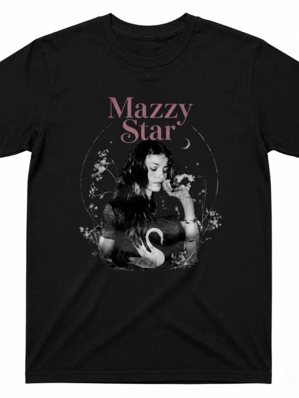 Gildan Black Shirt Mazzy Star Graphic Tee
